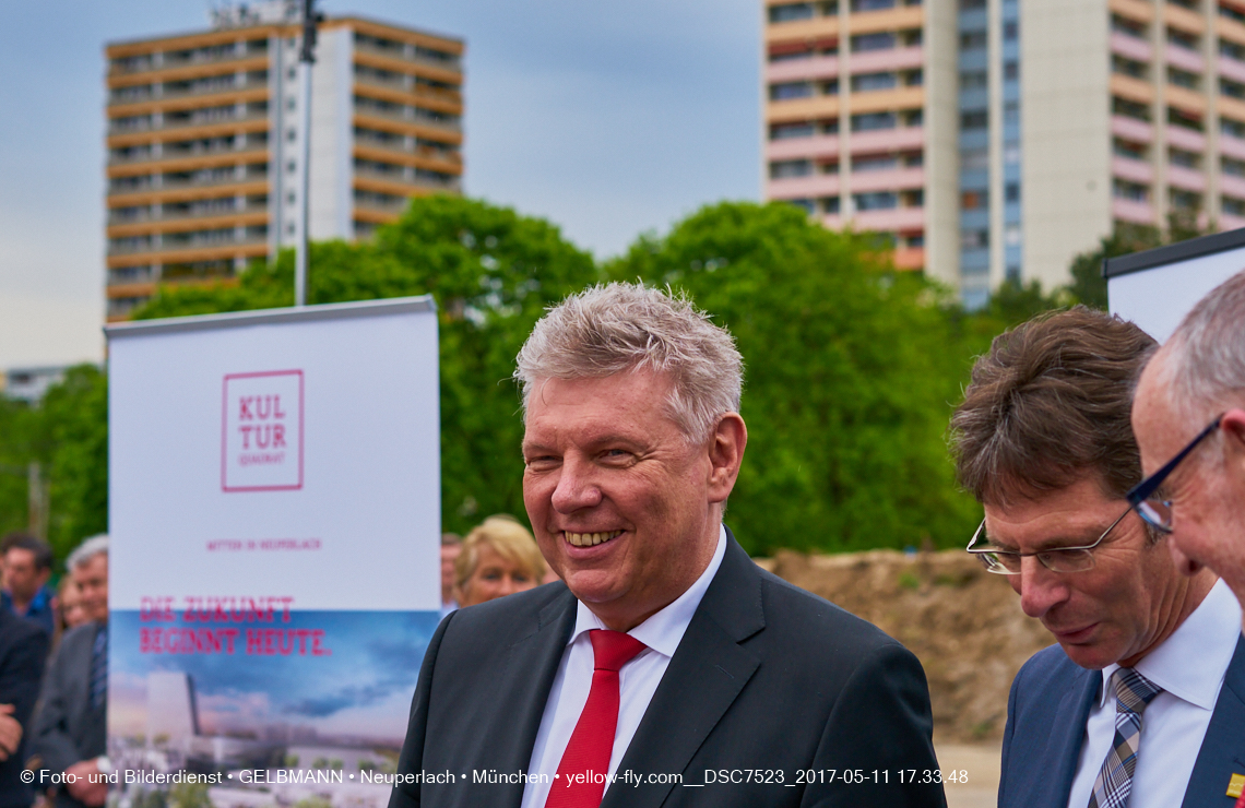 11. Mai 2017 - Grundsteinlegung für die LOGE und dem Kulturquadrat in Neuperlach